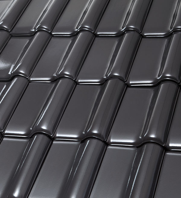 Dachówka Roben Monza Plus Grafitowa w Połysku